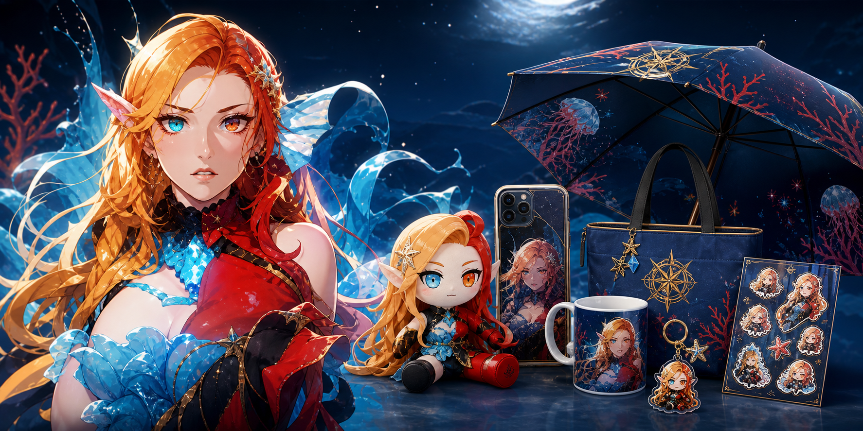 Siren merchandising hero artwork